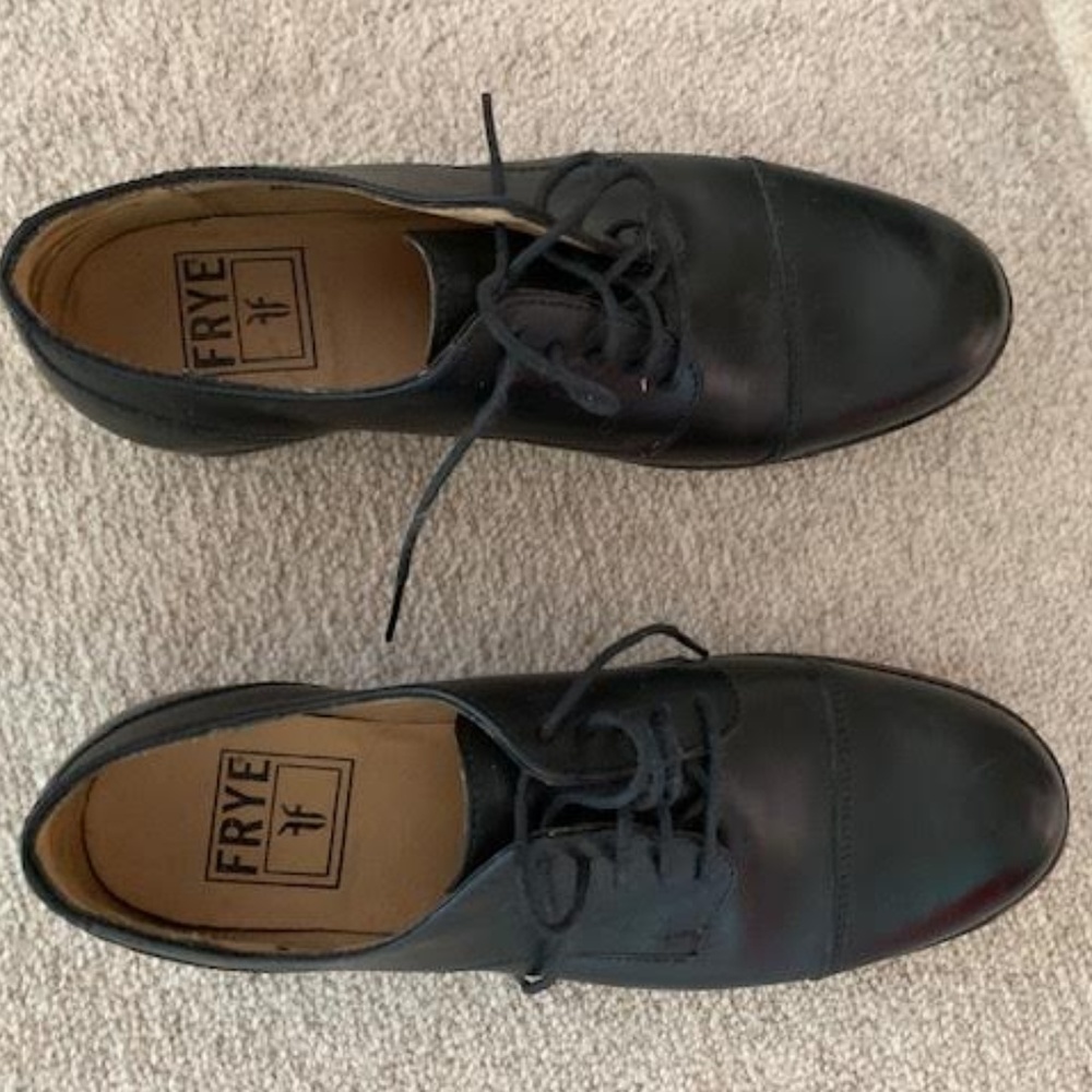 frye leather classic oxfords